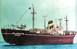 Srila Prabhupada on Board the Jaladuta Ship