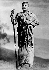 Swami Vivekananda as a wandering monk